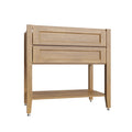 KCD Brooklyn Fawn Open Shelf Vanity SB - 36" W - product photo