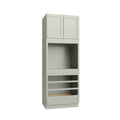 KCD Shaker Moss Oven Cabinet - 33" W x 90" H - product photo