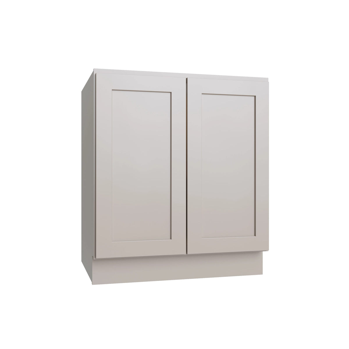 KCD Shaker Sand Full Height Double Door Base Cabinet - 27" W - product photo