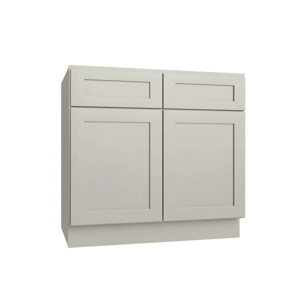 KCD Shaker Moss Double Door Standard Base Cabinet - 39" W - product photo