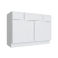 KCD Oslo White Vanity Sink Base - 42" W - product photo