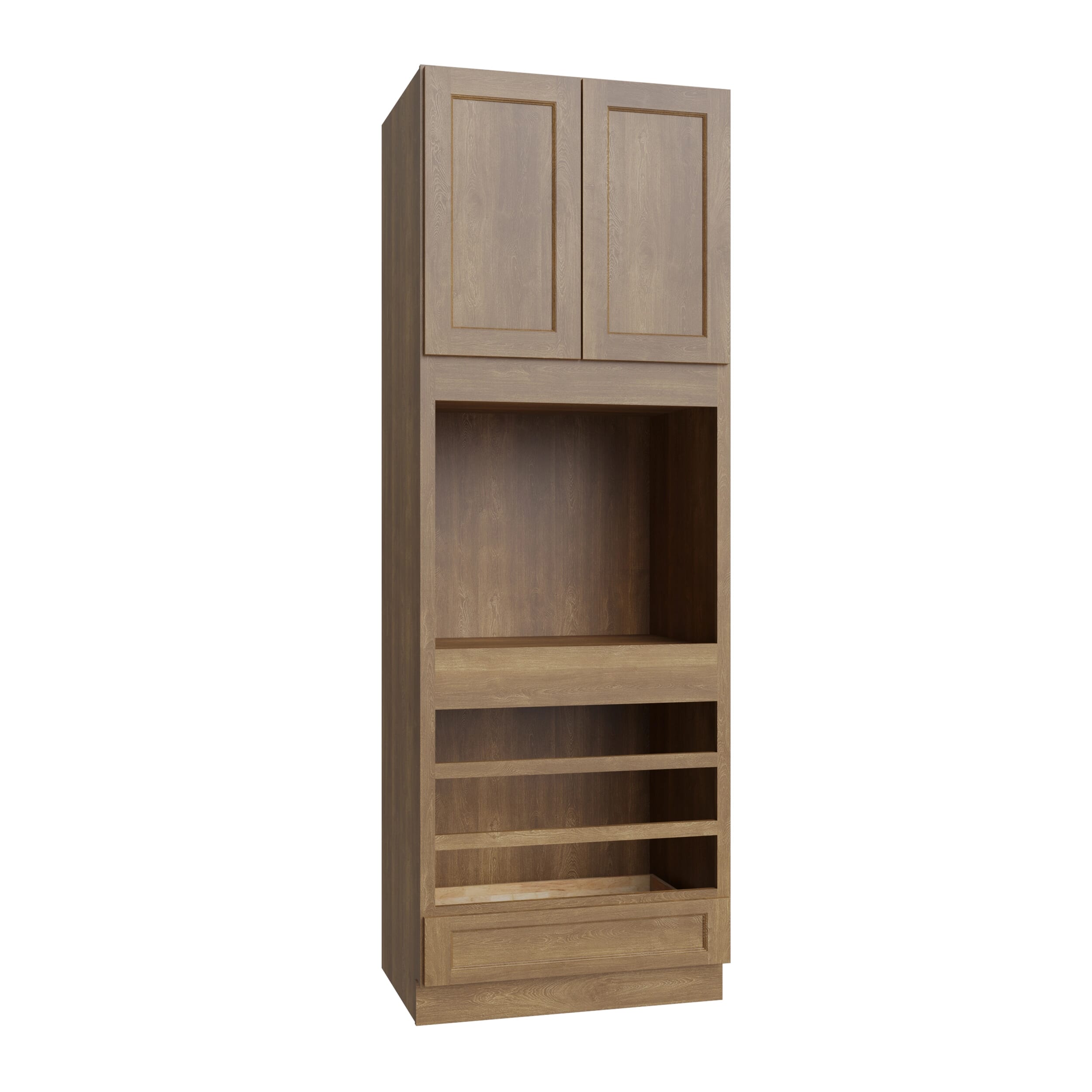 KCD Brooklyn Fawn Oven Cabinet - 33" W x 96" H - product photo