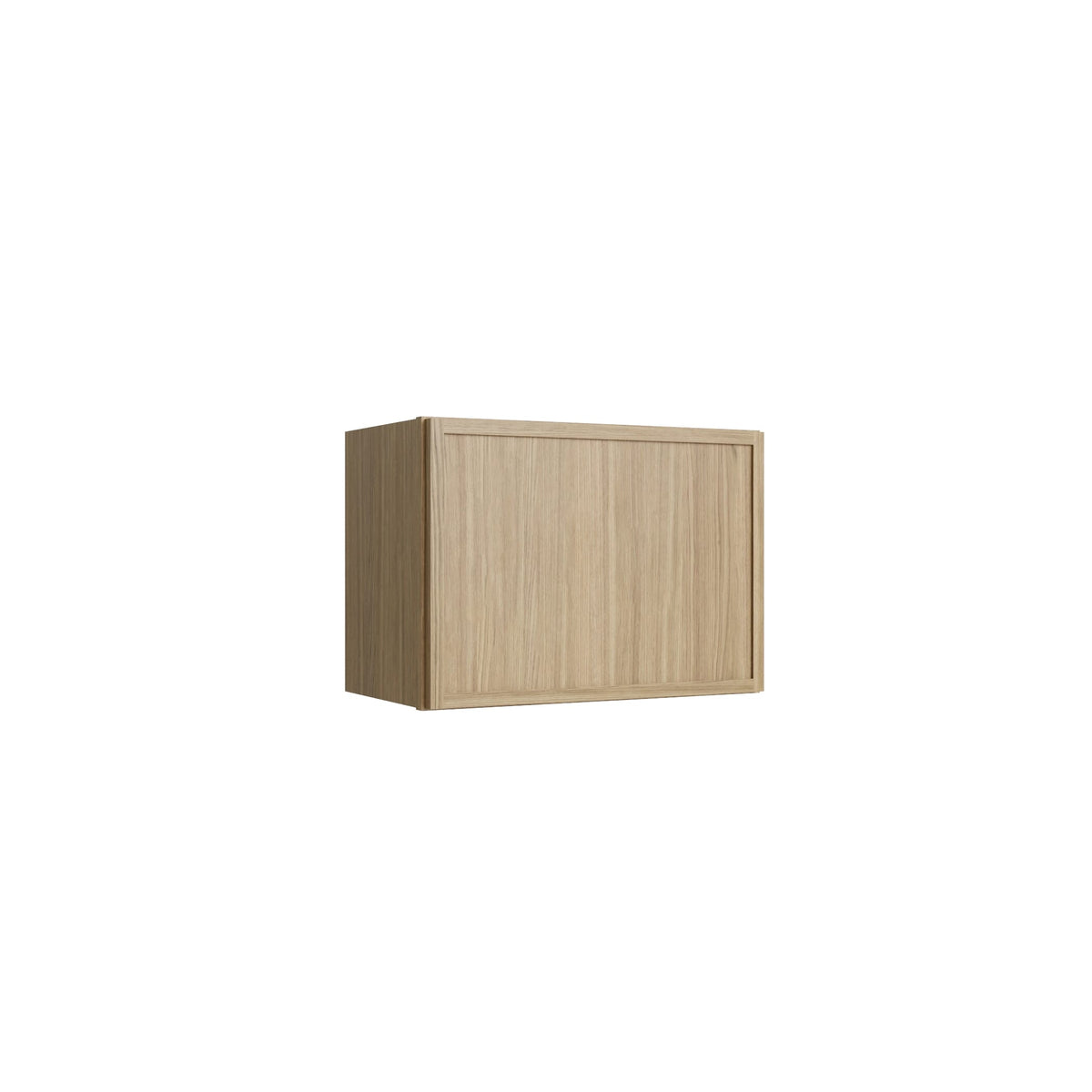 KCD Oslo Oak Single Door Wall Cabinet - 12" W x 15" H - product photo