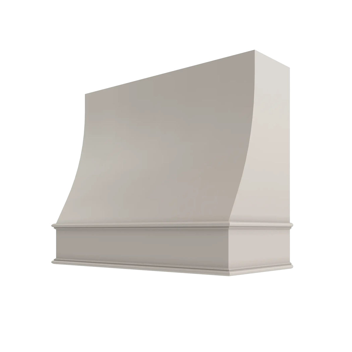 KCD Shaker Sand Sloped Hood Classic Trim - 42" W x 36" H - product photo