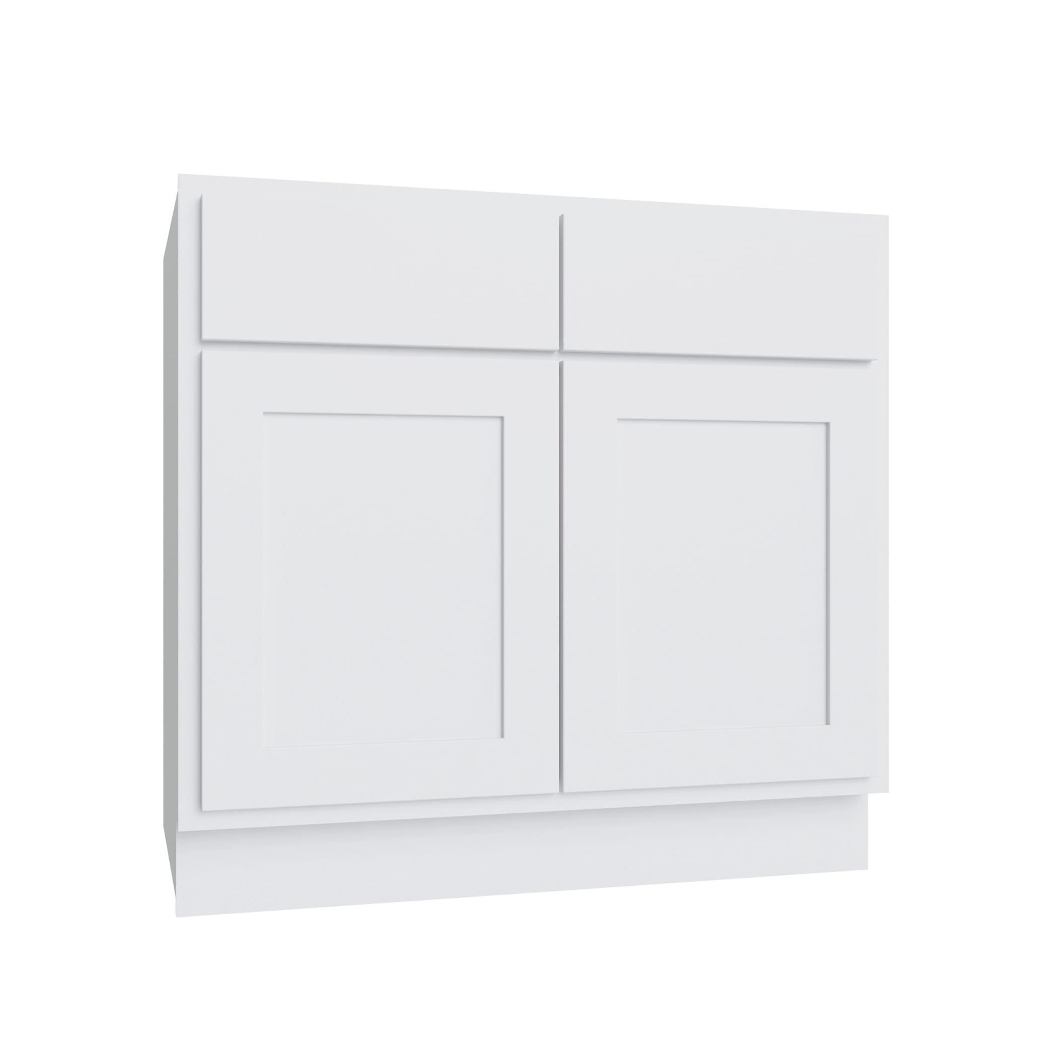 KCD Essential White Sink Base Cabinet w/ CS - 42" W - product photo