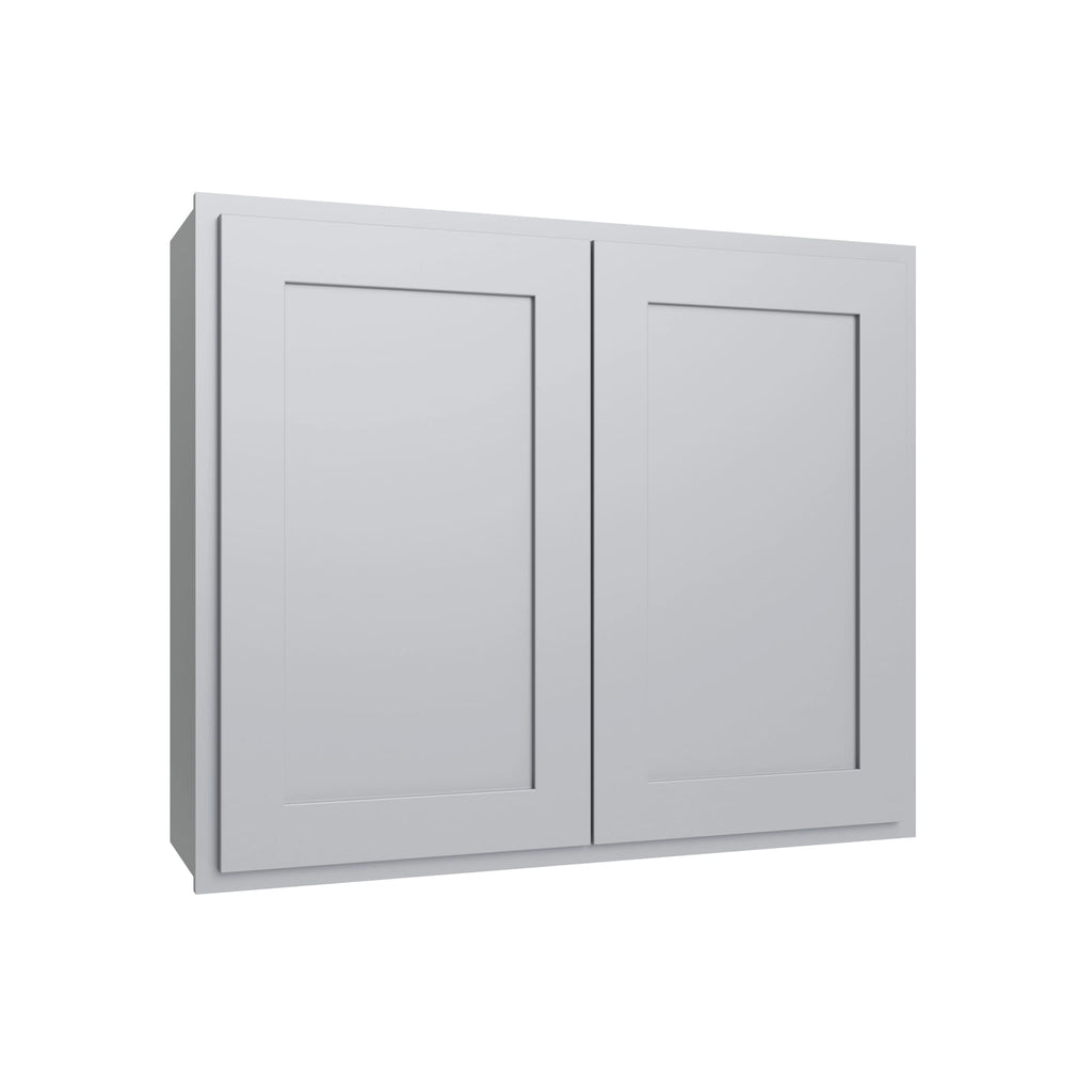 KCD Essential Gray Double Door Wall Cabinet - 39" W x 42" H - product photo