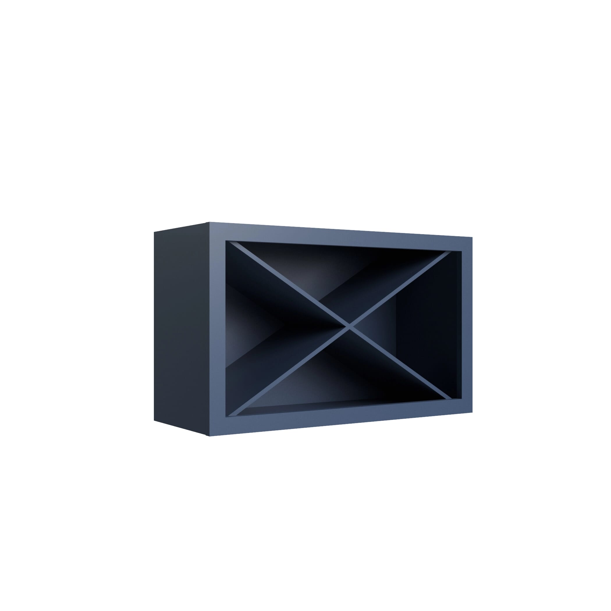 KCD Brooklyn Midnight Wine Rack - 30" W x 18" H x 12" D - product photo