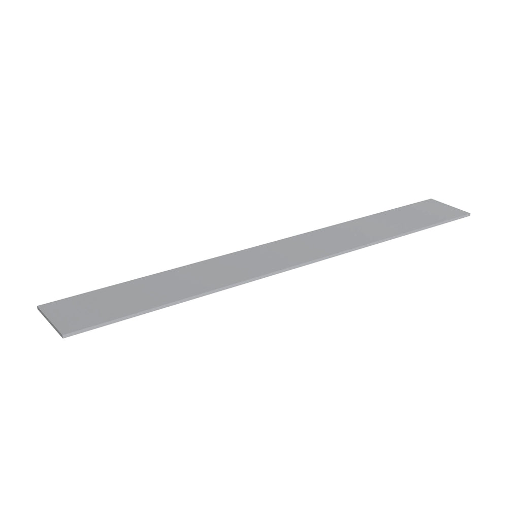KCD Essential Gray Shelf - 96" W x 12" D - product photo