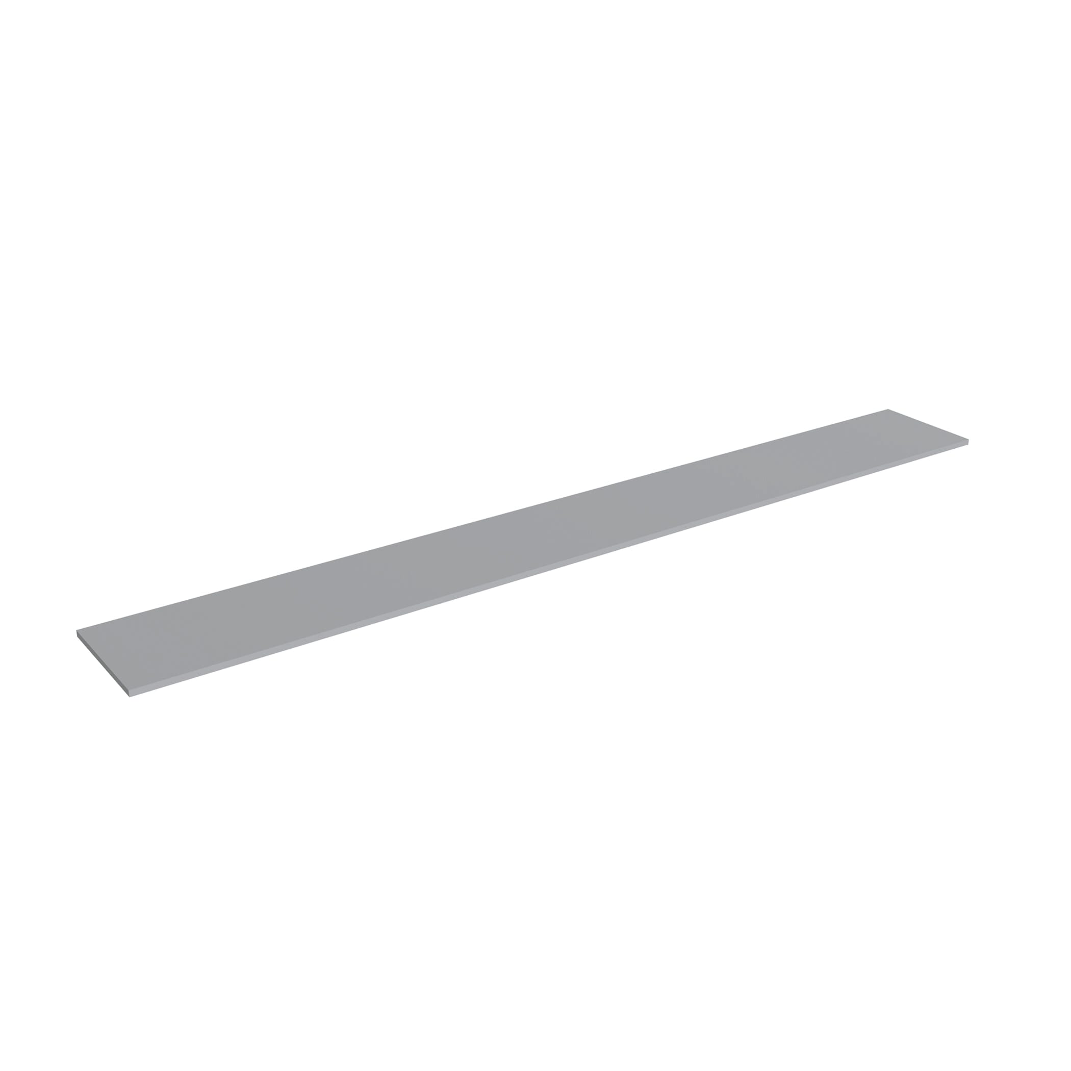 KCD Essential Gray Shelf - 96" W x 12" D - product photo