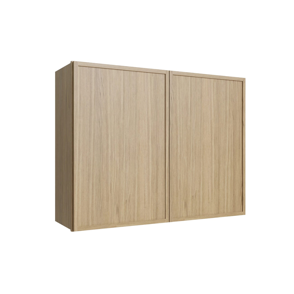 KCD Oslo Oak Double Door Wall Cabinet - 27" W x 30" H - product photo