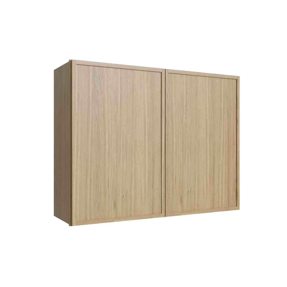 KCD Oslo Oak Double Door Wall Cabinet - 27" W x 30" H - product photo