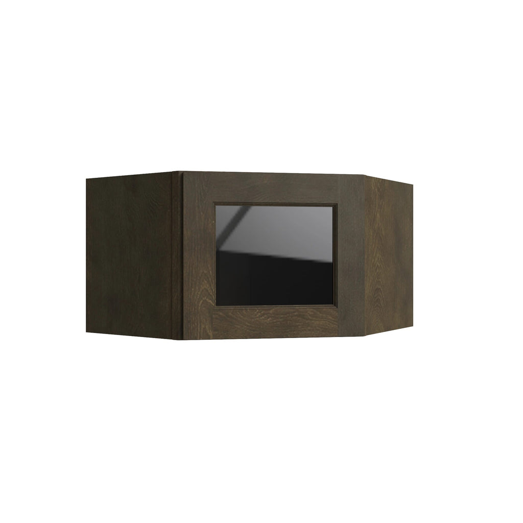 KCD Brooklyn Slate 15" Corner Wall Stacking Cabinets - 24" W - product photo