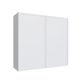 KCD Oslo White Double Door Wall Cabinet - 33" W x 36" H - product photo