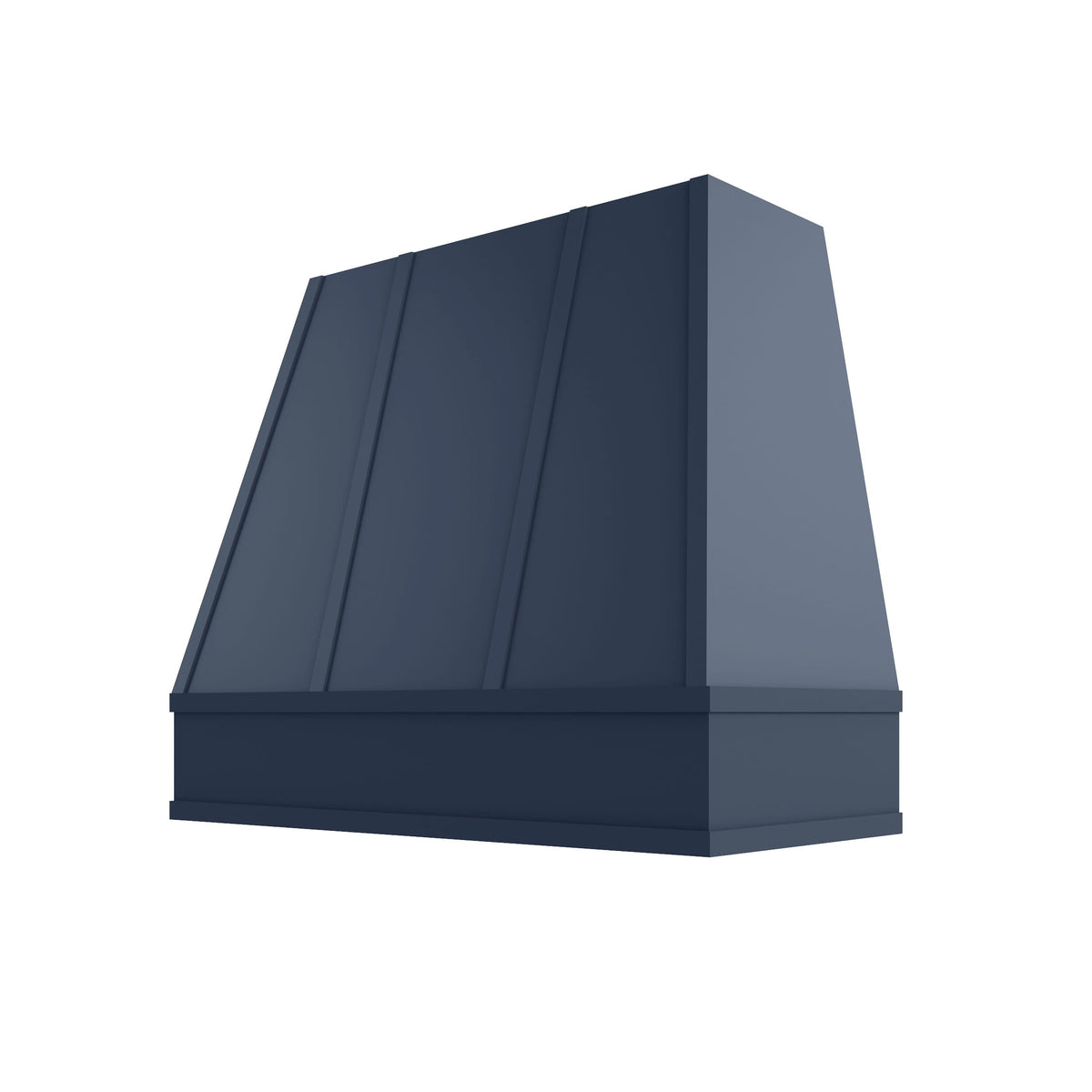 KCD Brooklyn Midnight Tapered Hood with Strapping Flat Trim - 42" W x 36" H - product photo