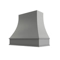 KCD Essential Gray Curved Hood Classic Trim - 42" W x 36" H - product photo