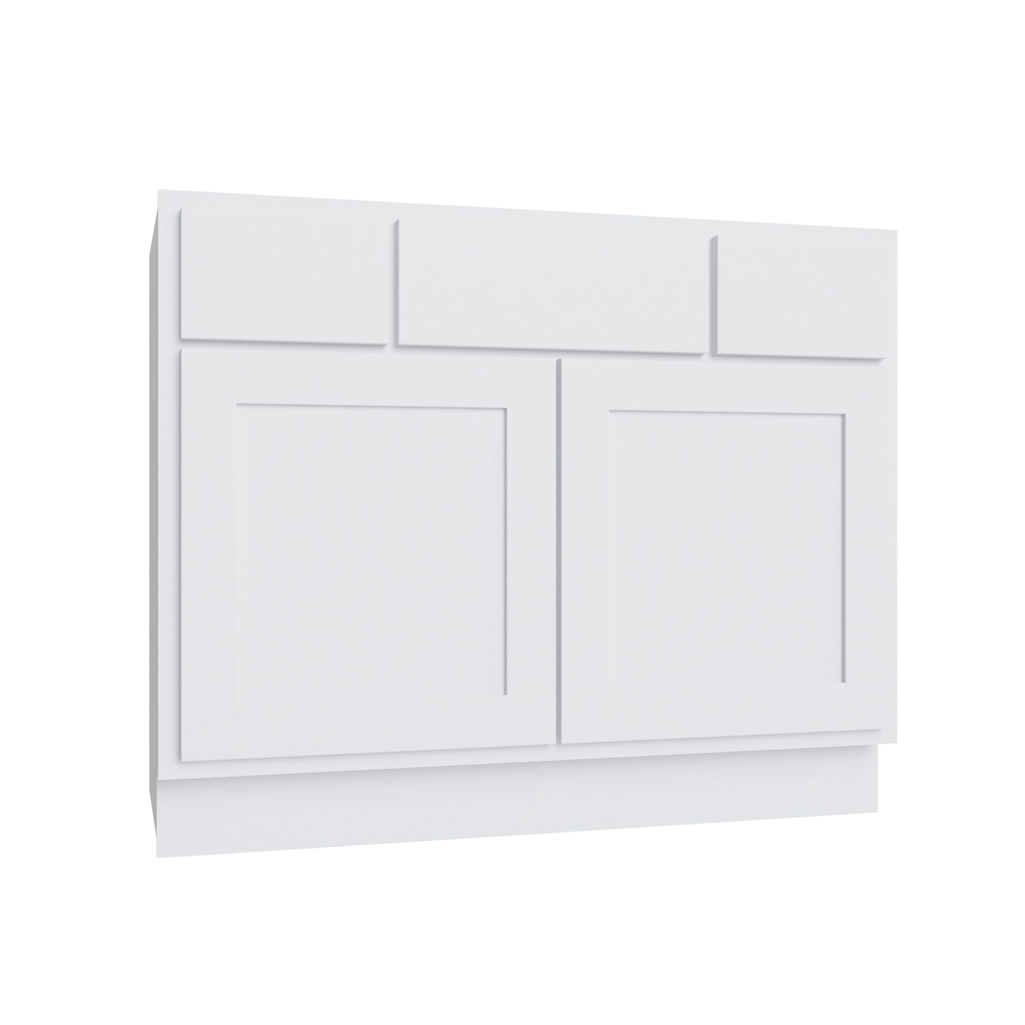 KCD Essential White Vanity Sink Base - 48" W - product photo