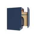 KCD Brooklyn Midnight Trash Can Base w/ Full Ht Door - 18" W w/ 1 Can - product photo