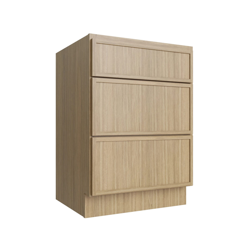 KCD Oslo Oak Vanity Drawer Base - 12" W - product photo