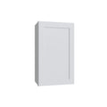 KCD Shaker Designer White Single Door Wall Cabinet - 9" W x 30" H - product photo