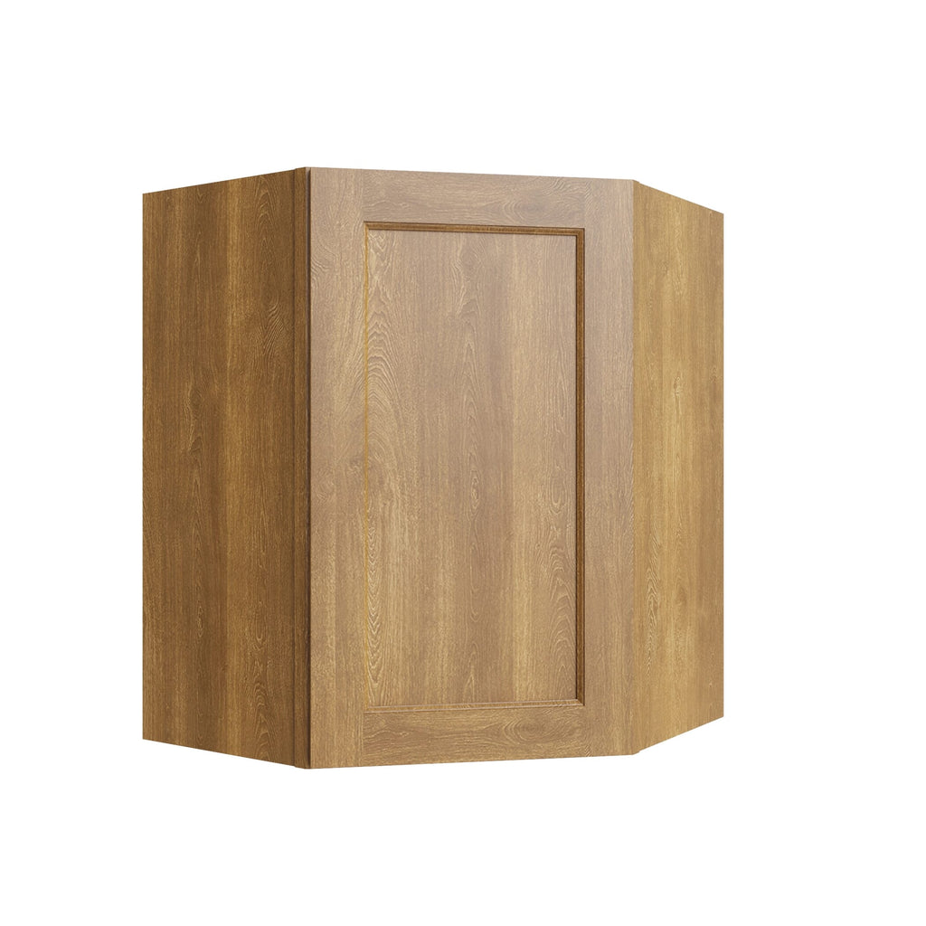 KCD Brooklyn Fawn Corner Wall Cabinet - 24" W x 30" H - product photo