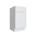 KCD Oslo White Single Door Base Vanity - 18" W - product photo
