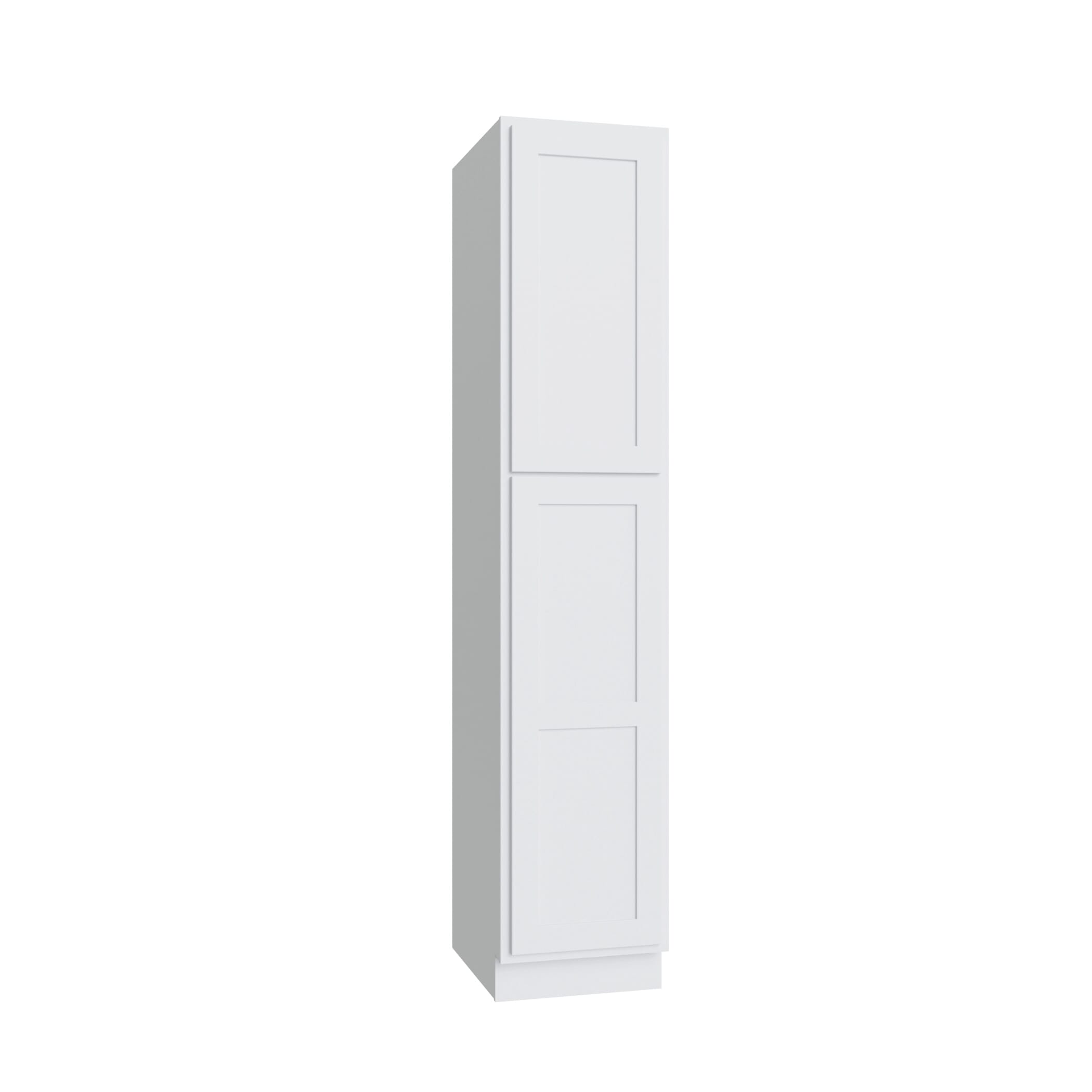 KCD Essential White Pantry - 18" W x 84" H - product photo