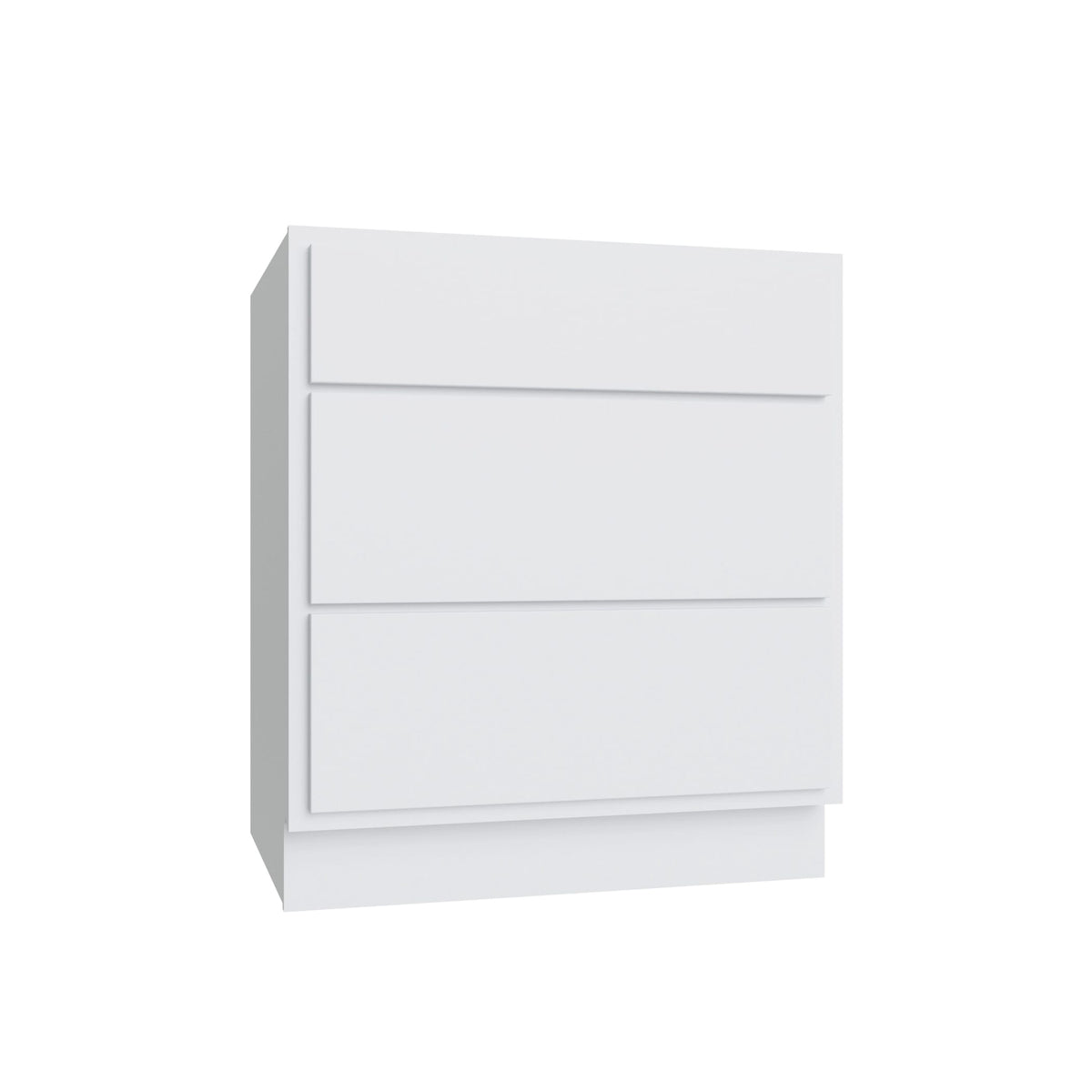 KCD Essential White Drawer Base Cabinet - 18" W - product photo