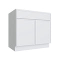KCD Oslo White Sink Base Cabinet - 36" W - product photo