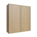 KCD Oslo Oak Double Door Wall Cabinet - 39" W x 42" H - product photo