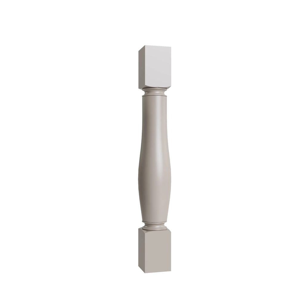 KCD Shaker Sand Turned Post - 5" W x 35.5" H - product photo