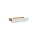 KCD Shaker Designer White Slab Oven Cabinet Drawer - product photo