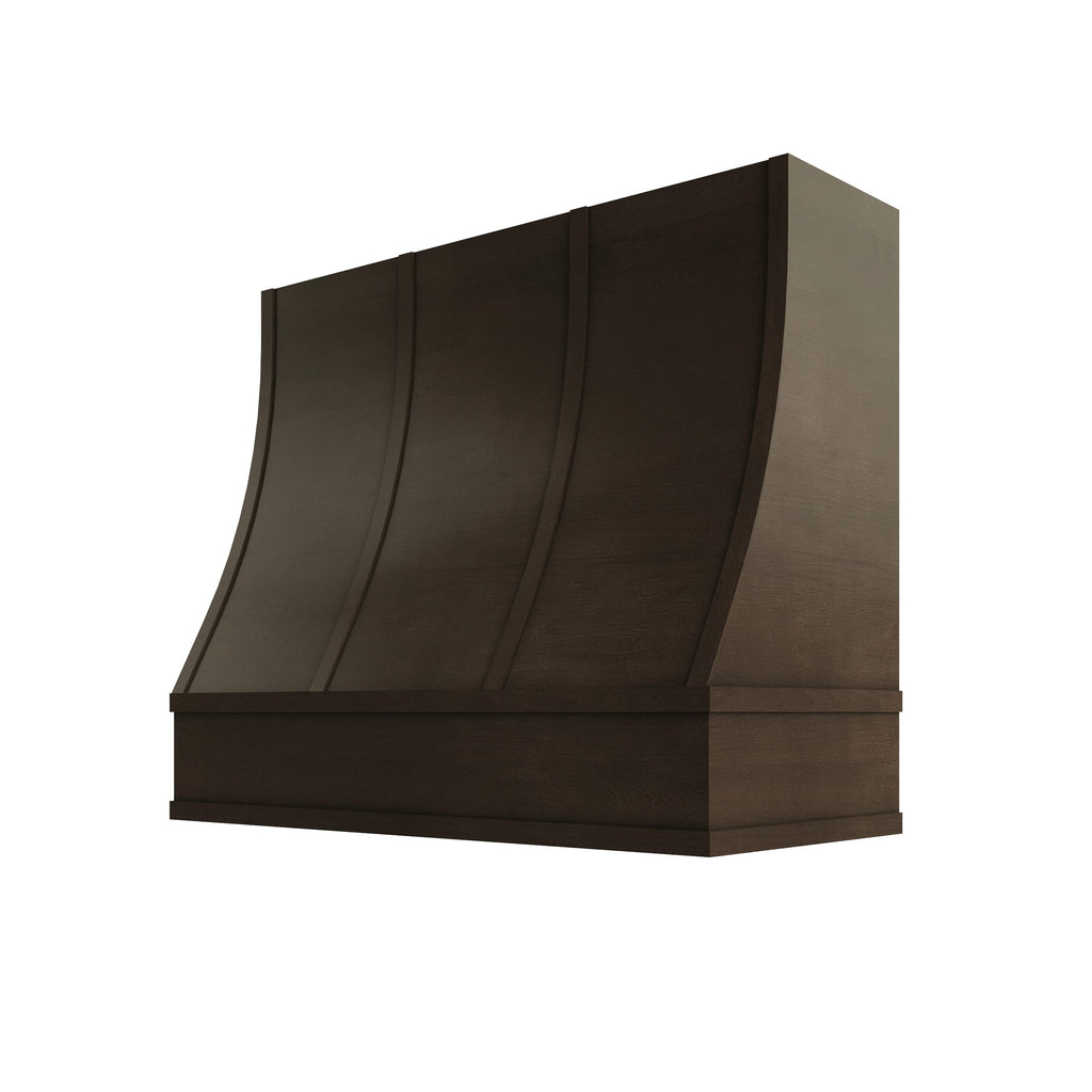 KCD Brooklyn Slate Sloped Hood with Strapping Flat Trim - 36" W x 36" H - product photo