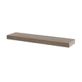 KCD Clear Coat Walnut Floating Shelf - 12" D x 30" W - product photo