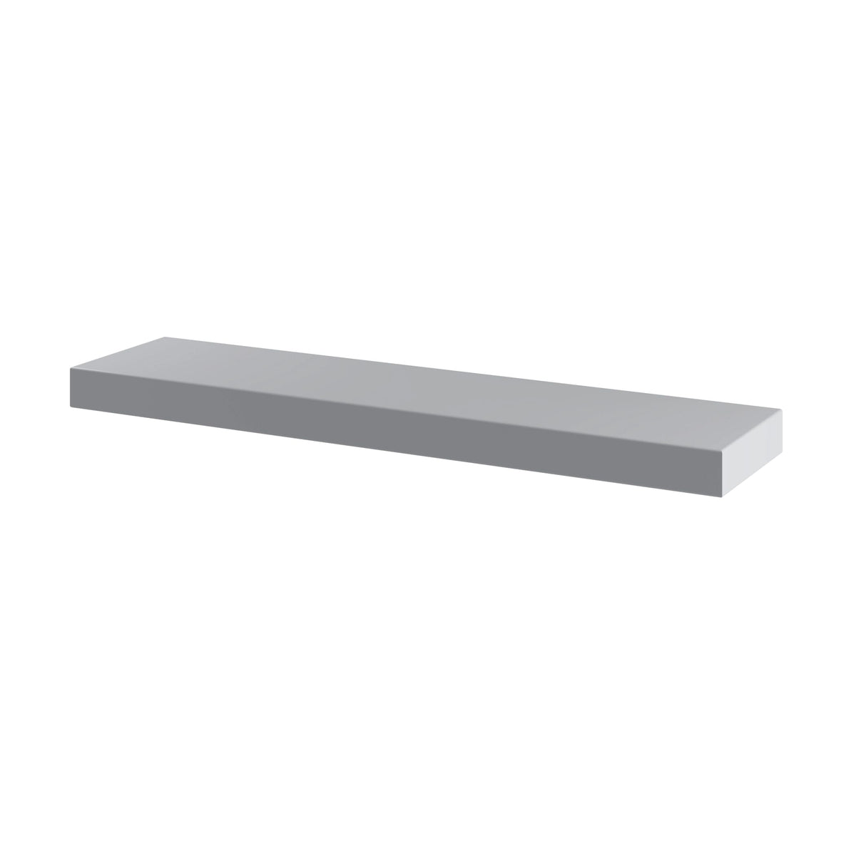 KCD Essential Gray Floating Shelf - 12" D x 12" W - product photo