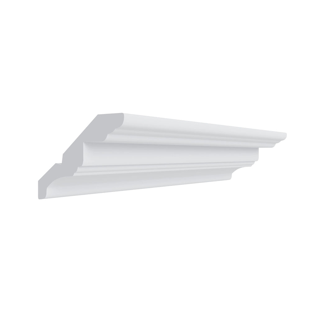 KCD Shaker Designer White Royal Crown Molding - product photo