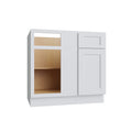 KCD Brooklyn Bright White Blind Base Cabinet for 42" to 45" Space - 36" W - product photo