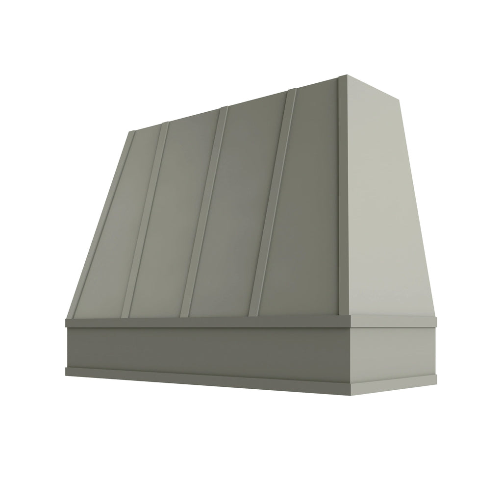 KCD Shaker Moss Tapered Hood with Strapping Flat Trim - 48" W x 48" H - product photo