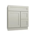 KCD Shaker Moss Vanity Sink Base Right Drawer Stacking Cabinet - 30" W - product photo