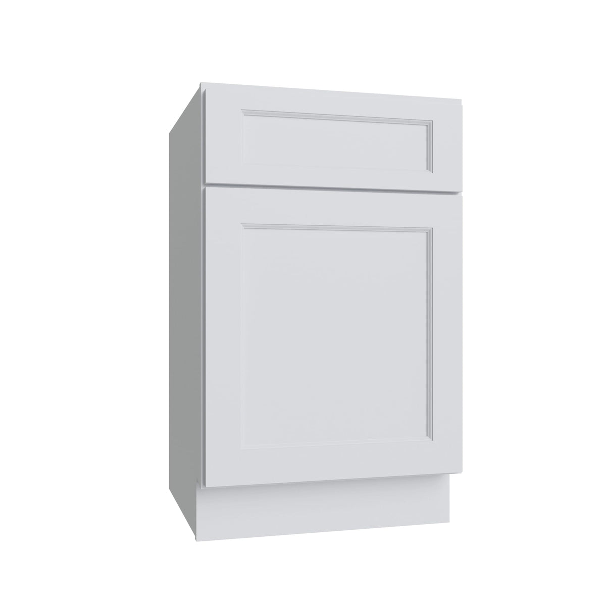KCD Brooklyn Bright White Single Door Base Vanity - 12" W - product photo