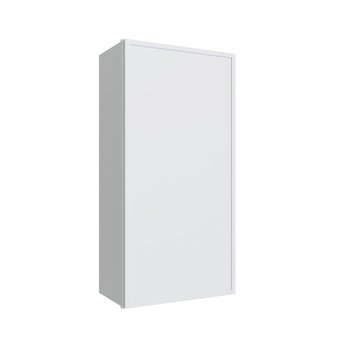 KCD Oslo White Single Door Wall Cabinet - 9" W x 42" H - product photo