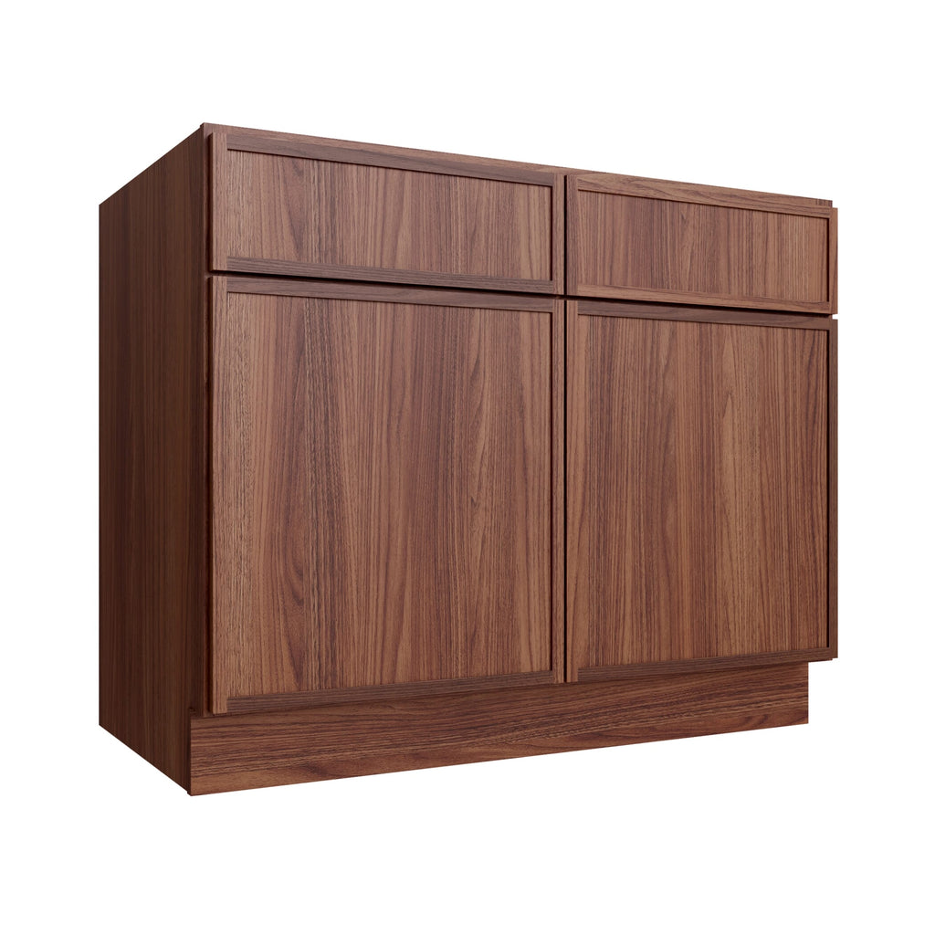 KCD Oslo Classic Walnut Double Door Standard Base Cabinet - 39" W - product photo