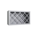 KCD Essential Gray Wine Rack - 30" W x 18" H x 12" D - product photo