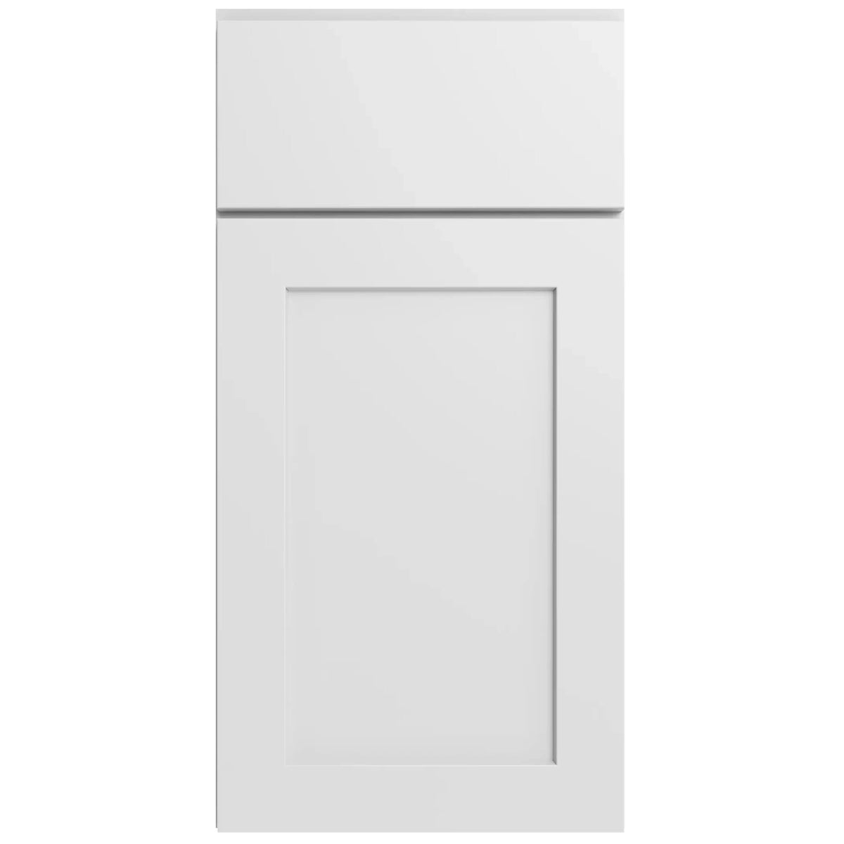 KCD Shaker Designer White B15 Sample Door, Drawer Front & Face Frame - product photo