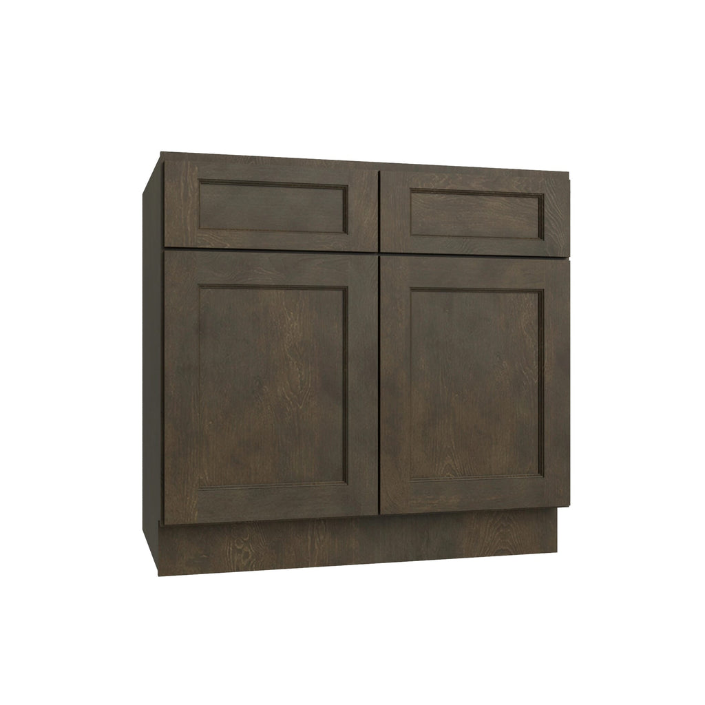 KCD Brooklyn Slate Double Door Standard Base Cabinet - 39" W - product photo