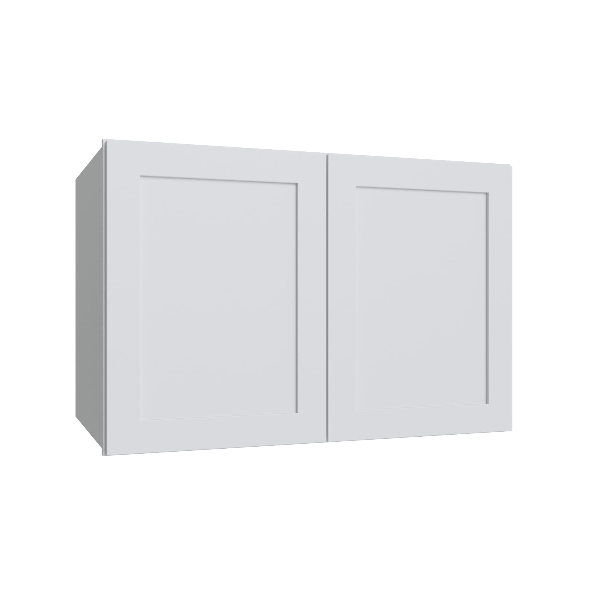 KCD Shaker Designer White Deep Wall Cabinet - 36" W x 18" H x 24" D - product photo