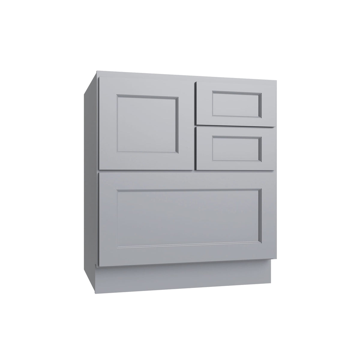KCD Brooklyn Modern Gray Cooking Center Base Cabinet - 30" W - product photo