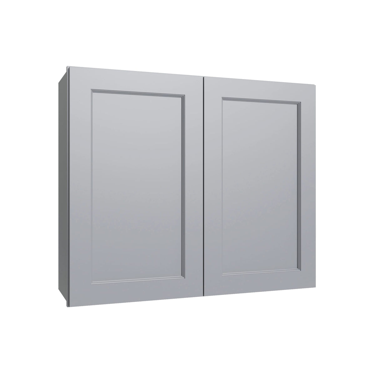KCD Brooklyn Modern Gray Double Door Wall Cabinet - 42" W x 42" H - product photo