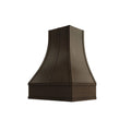 KCD Brooklyn Slate Curved Hood with Strapping Flat Trim - 30" W x 36" H - product photo