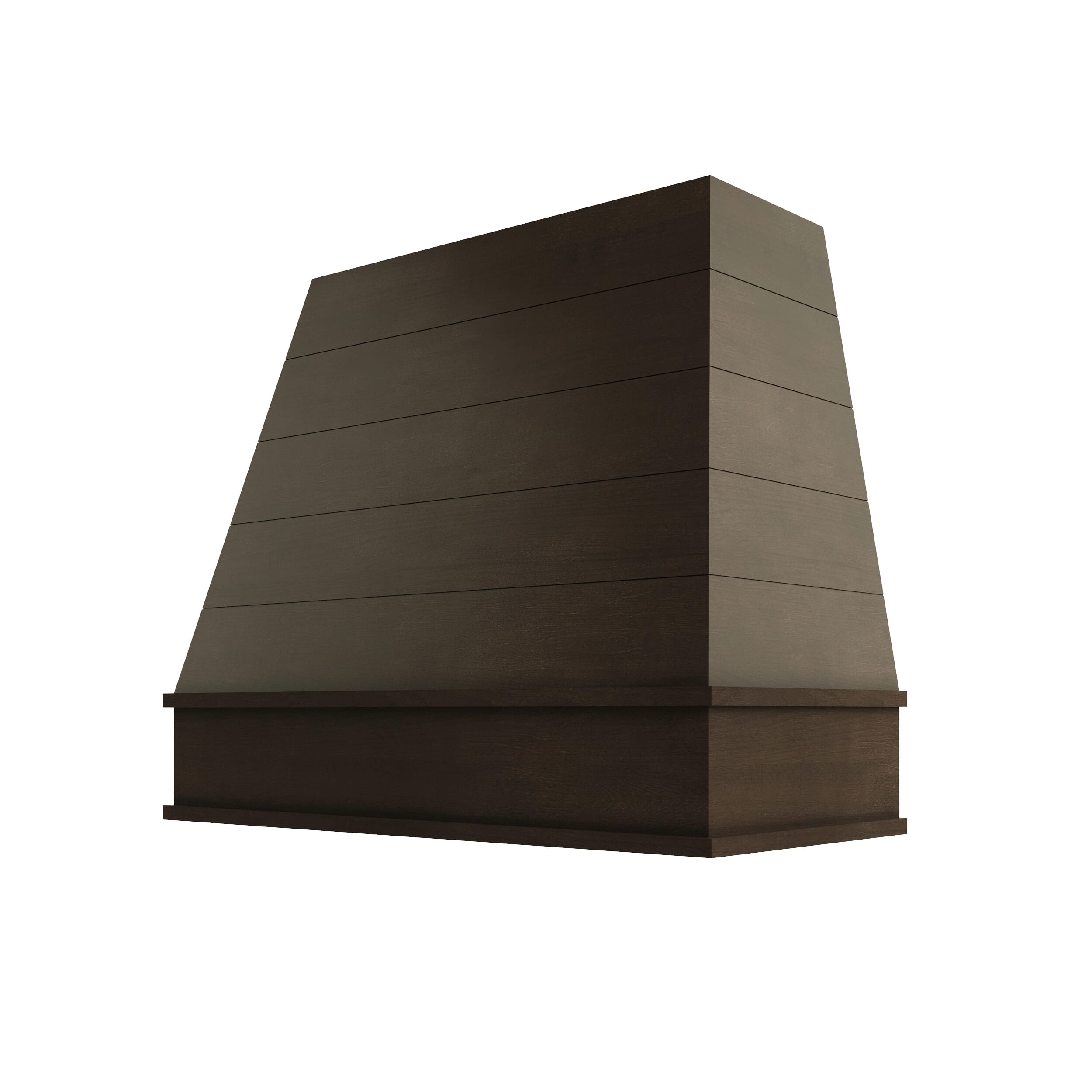 KCD Brooklyn Slate Tapered with Shiplap Hood Block Trim - 30" W x 30" H - product photo