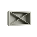 KCD Shaker Moss Wine Rack - 30" W x 18" H x 12" D - product photo